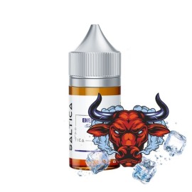 Saltica Energy Ice Salt Likit, boğa logolu, soğuk efektli.