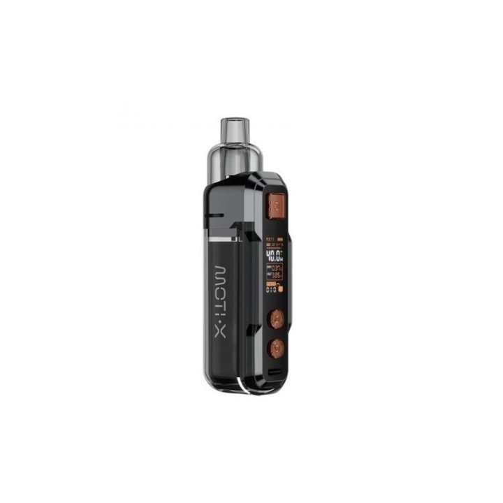 Vaporesso Moti X Pod Mod siyah, dijital ekranlı elektronik sigara cihazı.