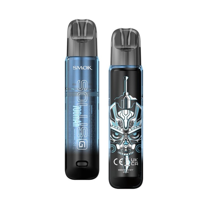 Smok Solus G Pod Mod: Mavi ve Siyah Robot Tasarımlı Elektronik Sigara