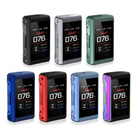 GeekVape Z200 Mod Pod Mod çeşitleri: Siyah, Gri, Yeşil, Mavi, Kırmızı, Açık Mavi, Mor.