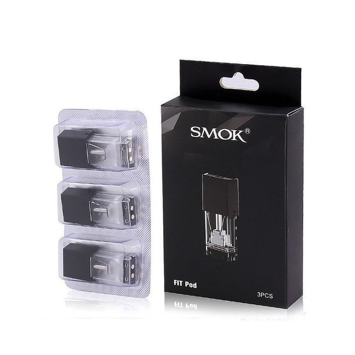 Smok FIT Pod Kartuş 3'lü Paket Siyah Yedek Parça