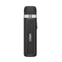 Voopoo Vinci Pod Mod Siyah, dalgalı dokulu, kompakt elektronik sigara.