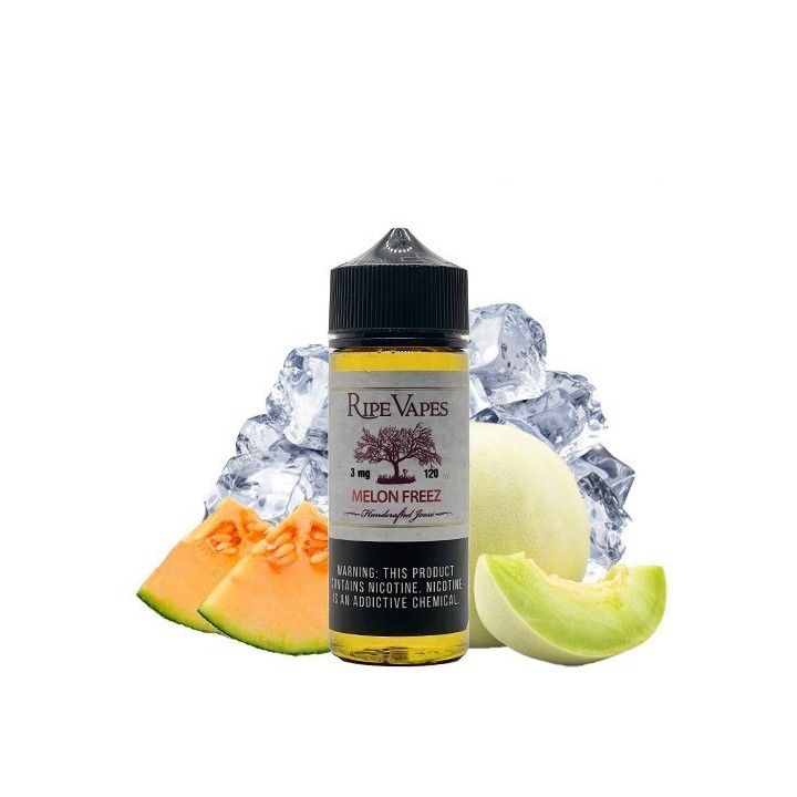 Ripe Vapes Melon Freez E Likit, buz ve kavunlu 120ml likit.