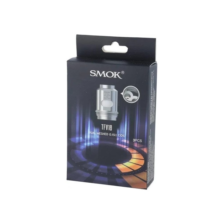 Smok TFV18 Dual Meshed 0.15ohm Coil 3 Adet Orijinal Ambalaj