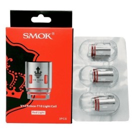 Smok TFV12 V12 Prince T10 Light Coil 3'lü Paket, Kırmızı Işık