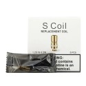 Innokin S Coil 1.2ohm yedek atomizer başlığı, 5 adet, altın renk.
