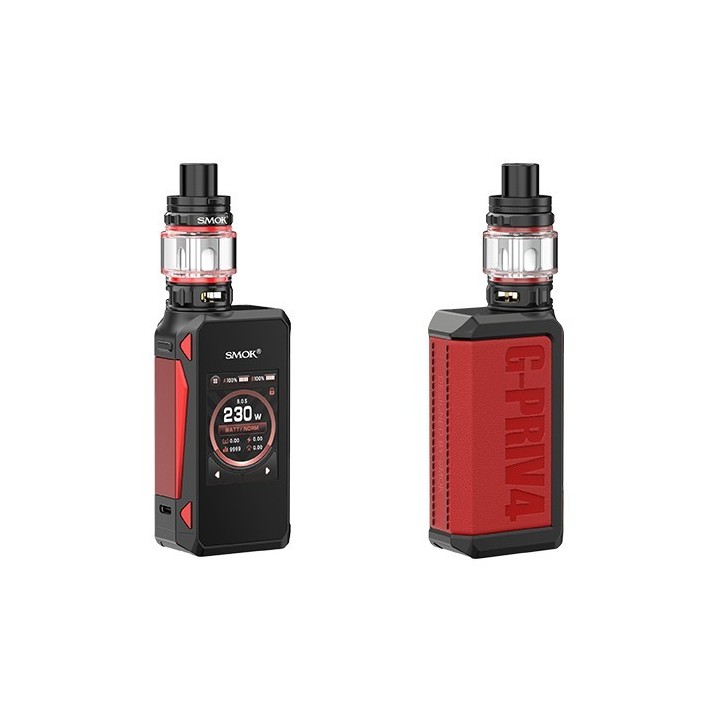 Smok G PRIV 4 Pod Mod kırmızı siyah, 230W ekranlı elektronik sigara
