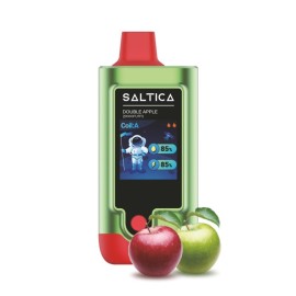 Saltica Digital 20000 Double Apple kullan at yeşil kırmızı elektronik sigara