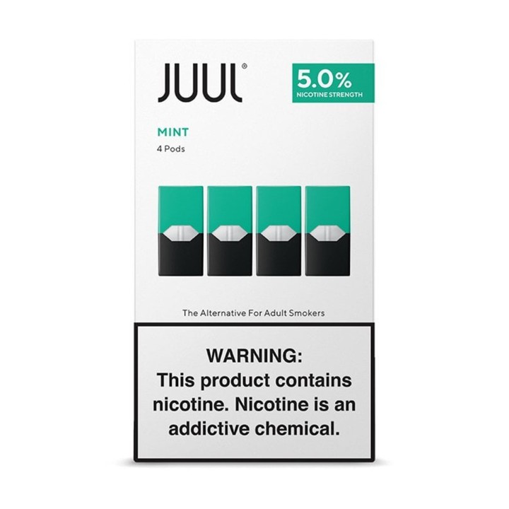 Juul Mint Kartuş 4'lü Paket 5.0% Nikotin Gücü