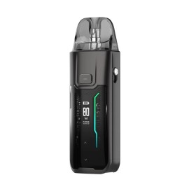 Vaporesso Luxe XR Max Pod Mod gri, dijital ekranlı elektronik sigara cihazı.