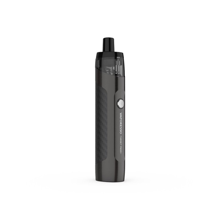 Vaporesso Target PM30 Pod Mod Gri, karbon desenli, kompakt elektronik sigara