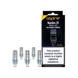 Aspire Nautilus 2S 0.7Ω Mesh Coil 5'li Paket Yedek Atomizer