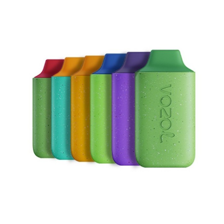 Vozol Star 6000 Kullan At çeşitleri renkli, puantiyeli tek kullanımlık elektronik sigara.