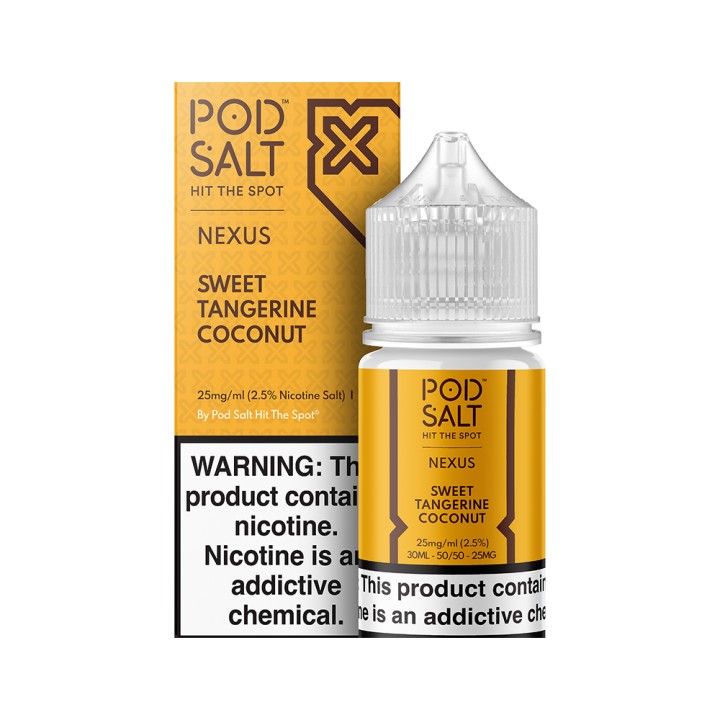 Pod Salt Sweet Tangerine Coconut Salt Likit Nexus 25mg Salt Nikotin