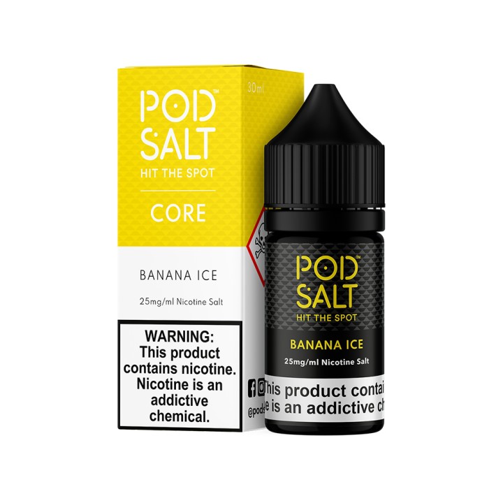 Pod Salt Banana Ice Salt Likit 25mg Nikotin Karton ve Şişe