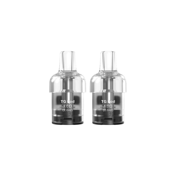 Aspire TG Kartuş 1.0Ω 2.0ml yedek coil, şeffaf tank.