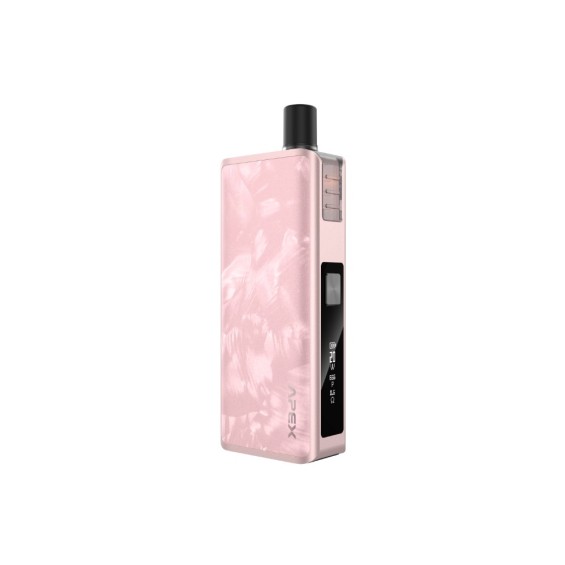 Vaporesso Apex Pod Mod pembe mermer desenli elektronik sigara cihazı.