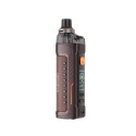 Vaporesso Armour GS Pod Mod kahverengi deri detaylı, şık elektronik sigara.