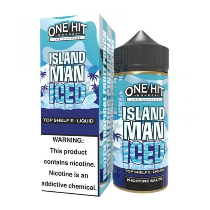 One Hit Wonder Island Man Iced E Likit Tropikal Meyve Aromalı