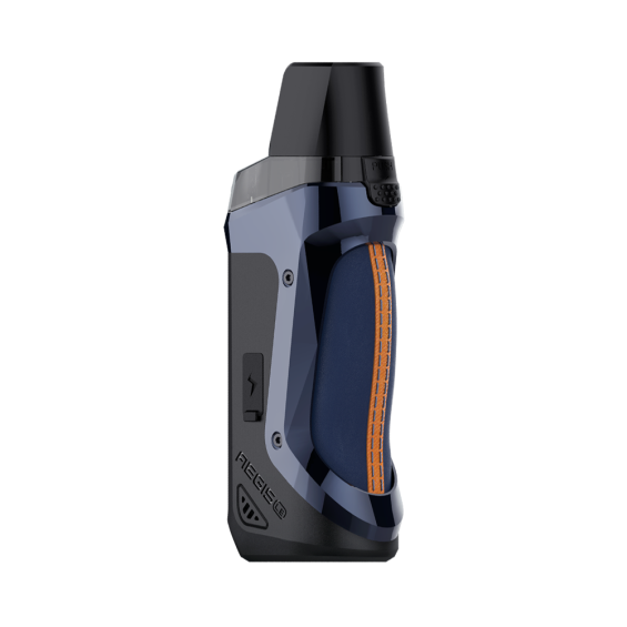 GeekVape Aegis Boost LE Pod Mod lacivert/turuncu, dayanıklı elektronik sigara.