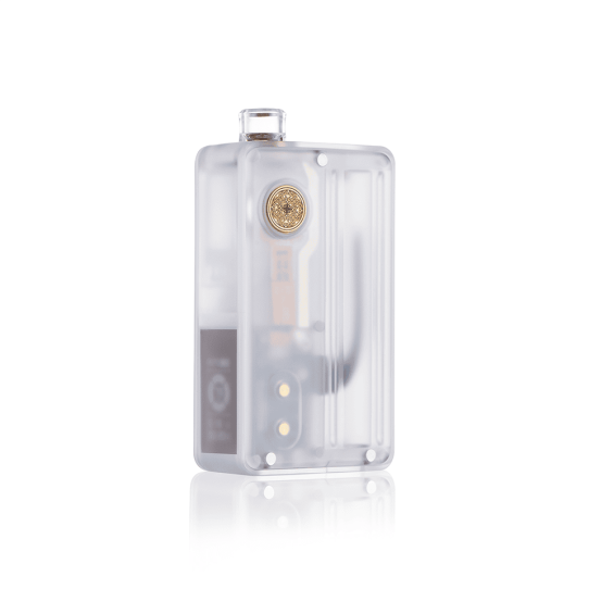 DotMod DotAIO V2 Lite Pod Mod şeffaf (clear) gövde, altın detaylı.