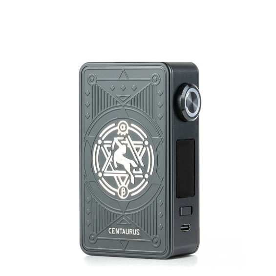 Lost Vape Centaurus M200 Mod Pod Mod gri renk, Centaurus gravürlü.