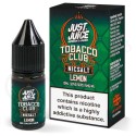 Just Juice Tobacco Club Lemon Salt E Likit 10ml Yeşil Kutu
