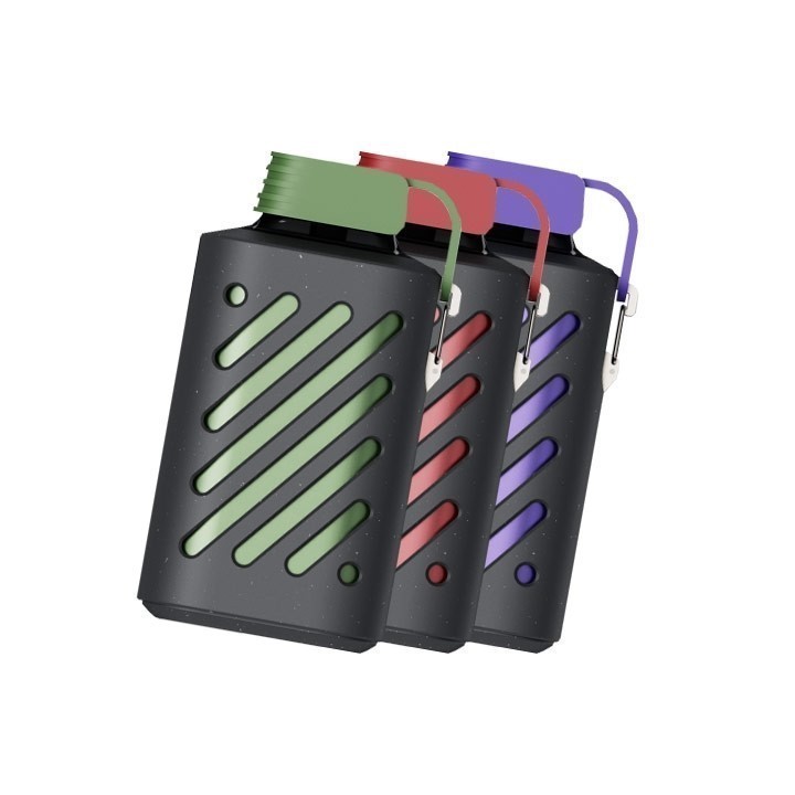 Vozol Gear 10000 Kullan At Yeşil, Kırmızı, Mor renk seçenekleri karabinalı.