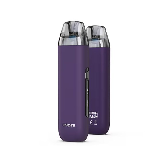 Aspire Minican 3 Pro Pod Mod Mor renkli, ekranlı kompakt elektronik sigara