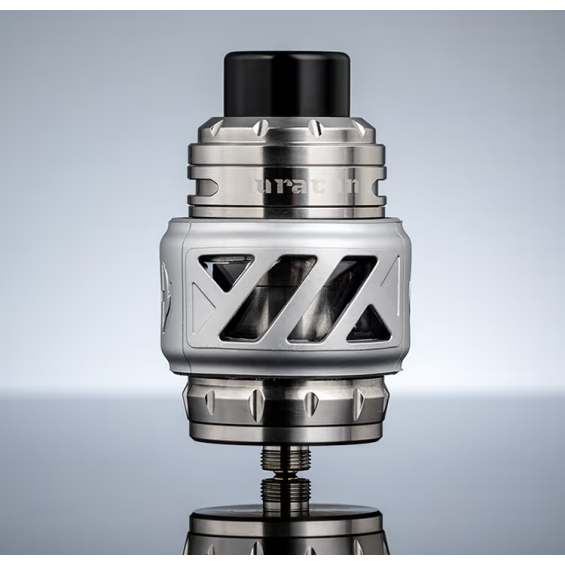 Gümüş Aspire Uraco Tank Atomizer, metalik, dayanıklı pod mod yedek parçası.