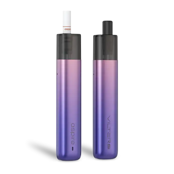 Aspire Vilter 2 Pod Mod Mor Mor Işıltılı, Sigara Tipi MTL Vape Cihazı