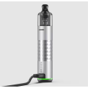 Aspire Flexus Stik Pod Mod gümüş renk, şarj olurken.