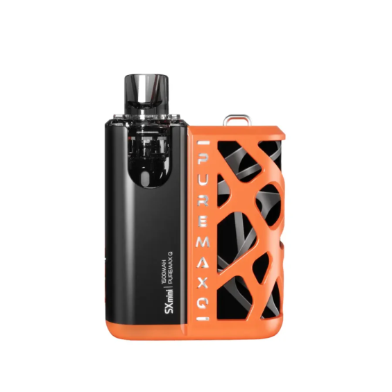 SXmini PureMax Q Pod Mod siyah turuncu 1500mAh elektronik sigara cihazı.