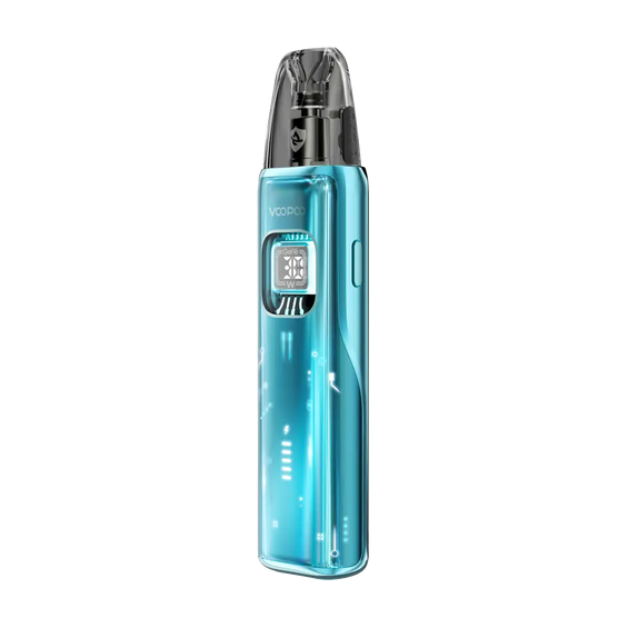 Voopoo Argus Matrix Pod Mod Mavi, şeffaf gövde, dijital ekranlı