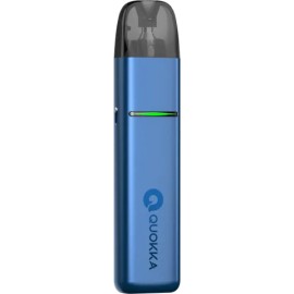 Hayati Quokka Elite Pod Mod mavi, şarj göstergeli kompakt elektronik sigara.