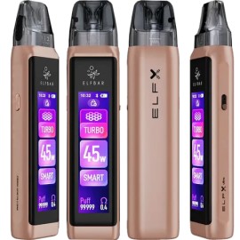 Elf Bar ELFX Ultra Pod Mod Altın Pembe, Dijital Ekranlı Vaping Cihazı