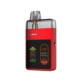 Vaporesso Eco Nano Pro Pod Mod kırmızı UFO grafikli elektronik sigara.