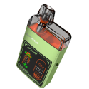 Vaporesso Eco Nano Pro Pod Mod yeşil, uzaylı desenli, kompakt elektronik sigara cihazı.