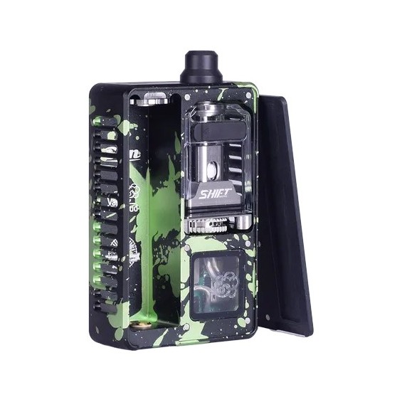 Vaperz Cloud SAN AIO DNA80C Boro Pod Mod yeşil kamuflaj desenli