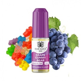 Bar Juice Grape Gummy Bear Salt Likit 20mg 10ml Refillable E-Liquid