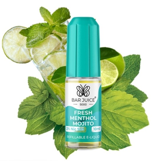 Bar Juice Fresh Menthol Mojito Salt Likit 10ml, nane ve limonlu.