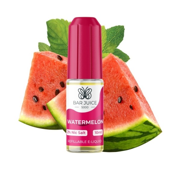 Bar Juice Watermelon Salt Likit 10ml, karpuz ve nane aromalı e-sıvı.