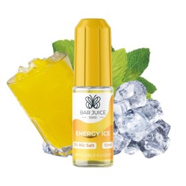 Bar Juice Energy Ice Salt Likit 10ml, sarı şişe, buzlu nane aromalı.
