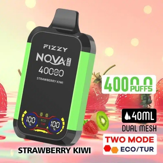 Fizzy Nova Plus 40000 Strawberry Kiwi Kullan At Yeşil