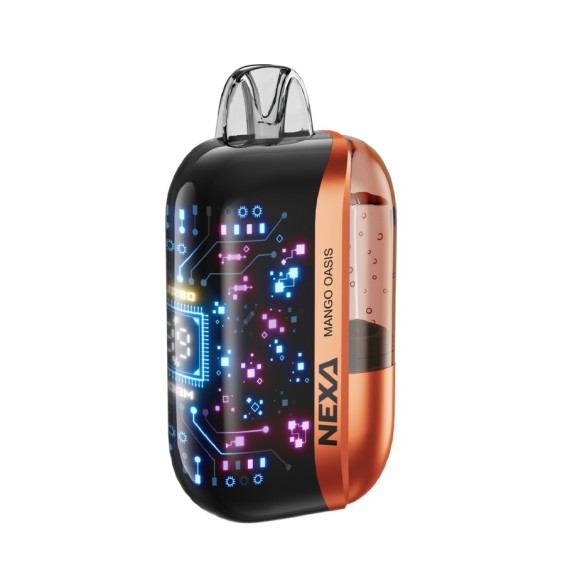 NEXA Ultra 50K Mango Oasis kullan at elektronik sigara siyah turuncu.
