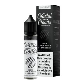 Coastal Clouds Iced Apple Peach Strawberry E Likit 60ml 3mg