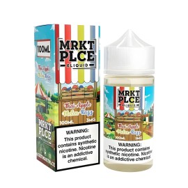 Mrkt Plce Thai Apple Melon Razz 100ML E-Likit Şişe ve Kutusu