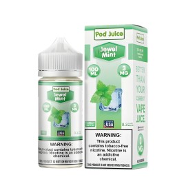 Pod Juice Jewel Mint E Likit 100ml 3mg Nane Aromalı Vape Likit