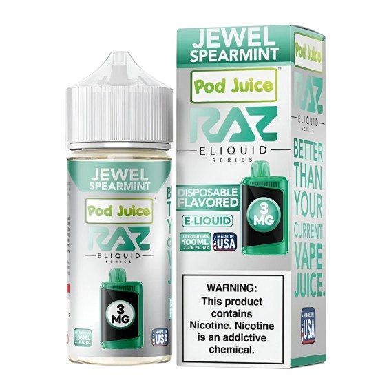 Pod Juice X Raz Jewel Spearmint E Likit