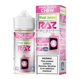 Pod Juice X Raz Pink Burst Chew Ice E Likit